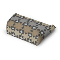 World's Fair Accessory Pouch w T-bottom in Brown